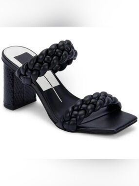 Dolce Vita Paily Braided Double-Strap Block Heel
